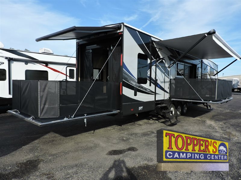 Forest River Vengeance Fifth Wheel Toy Haulers: Versatility Plus Value Luxury Fifth Wheel Toy Hauler With Side Patio
