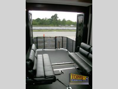 Forest River Vengeance 38L12 Touring Edition Fifth Wheel Toy Hauler Rear Patio
