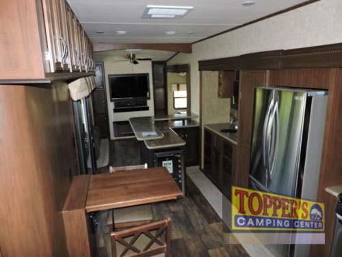 Sandpiper 369KBAR Fifth Wheel Kitchen