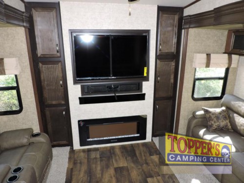 Sandpiper 369KBAR Fifth Wheel Living Room