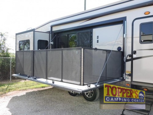 Sandpiper 369KBAR Fifth Wheel Patio Deck